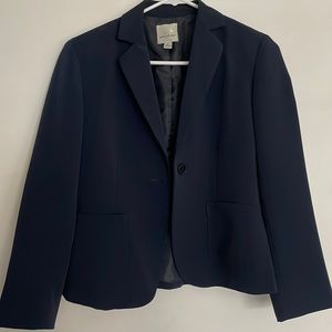 Anne Klein navy blue blazer